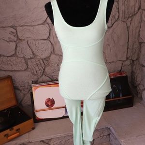 Fashion Nova mint green jumpsuit